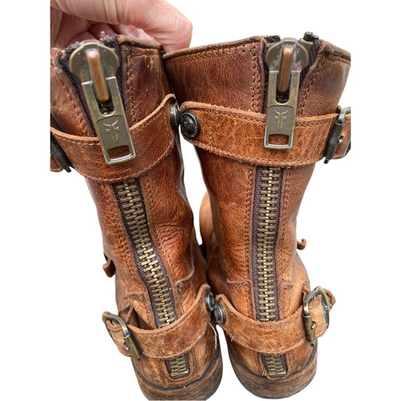 Frye Brown Leather  Boots  size 8 - Picture 6 of 7